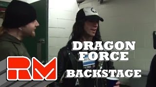 Dragon Force & Chimaira Backstage