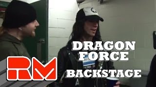 Dragon Force & Chimaira Backstage
We have gotten countless requests to see backstage footage from the shows we cover. So here you go! This video features Sam Totman - an amazing guitarist from DragonForce and two members of Chimaira, backstage in Glen Falls NY on 2/22/07. Dragon Force & Chimaira Backstage