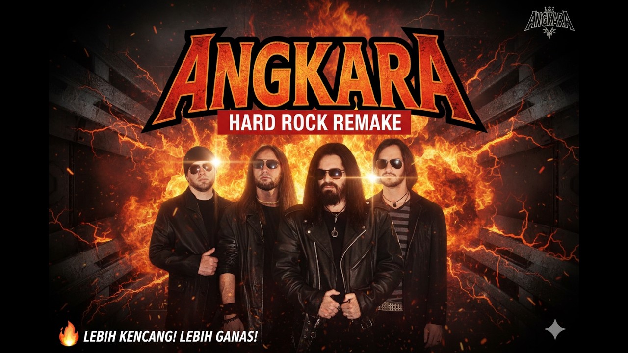 Power Metal – ANGKARA (Hard Rock Version) 🔥 Makin Garang! 90’s Energy!
