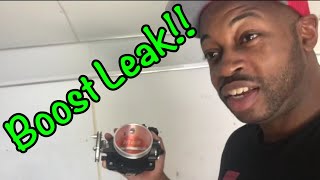 Boost Leak!! Testing for leaks | 92 MM Fitech Throttle Body Review #boostleak #fitech #turbols