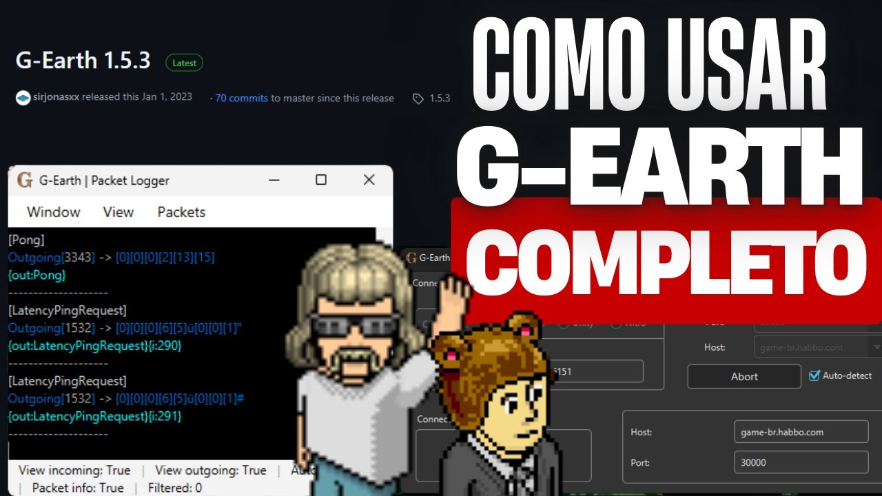 Como baixar e usar script G-Earth no Habbo