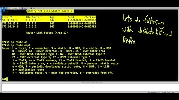 OSPF router filter