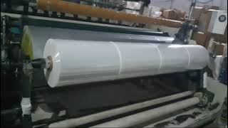 2000mm jumbo roll stretch film machine running in Gujarat .