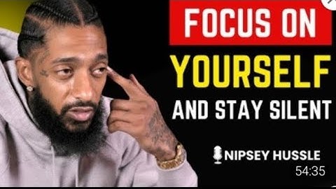⭐ Focus on Yourself & Stay Silent – Watch How Life Changes! | NISPEY HUSSLE