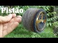 Tutorial "Como fazer o pistão deslocador em lã de aço, para motor Stirling"