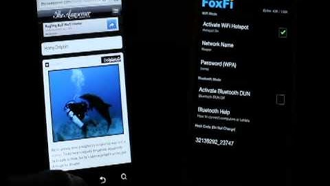 FoxFi Free WiFi hotspot without root