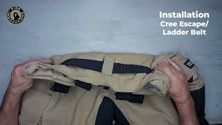 Cree Escape Ladder Belt Installation