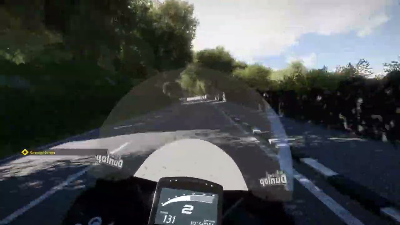 Isle of Man TT Yamaha YZF-R6 Full Lap Head Cam