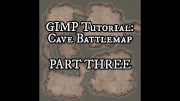 GIMP Tutorial - Cave Battlemap pt. 3