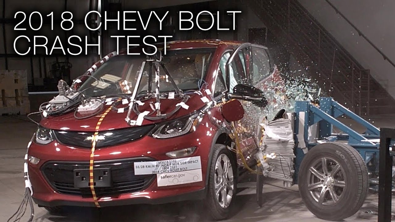 Chevrolet Bolt (2018) Side Crash Test - YouTube