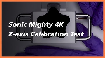 All about Calibrating the Z-axis on Sonic Mighty 4K - Phrozen LCD 3D Printer