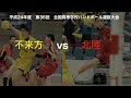 平成24年度　第36回　全国高等学校ハンドボール選抜大会決勝　不来方　対　北陸（フルゲーム）#handball #ハンドボール