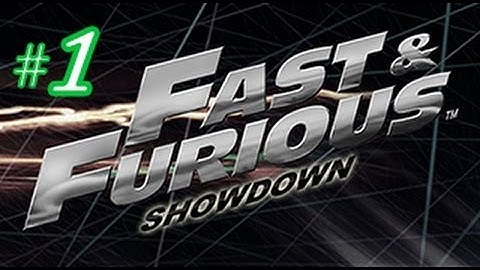 Fast & Furious: Showdown Walkthrough/Gameplay HD - Intro - Part 1