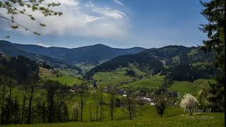 282 Time Lapse Mountains Valley Green | Zeitraffer Schwarzwald Berge Grün Täler Landschaft Sommer 4K