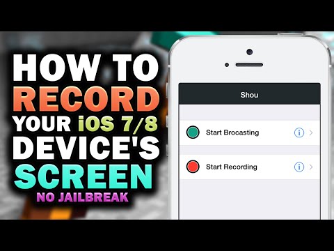 How To Get SHOU An IOS 7 8 1 Screen Recorder NO JAILBREAK NO COMPUTER 
