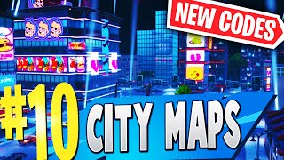 TOP 10 Best CITY Maps In Fortnite Creative (NEW CODES)