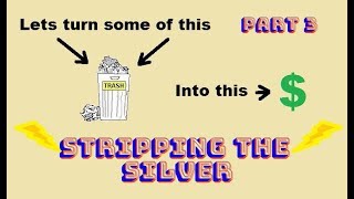 Stripping Silver Plate Salt Water Method
