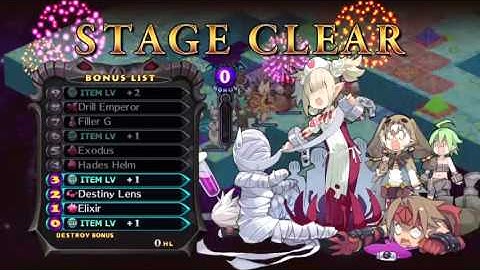 Disgaea 5 - 20 Star LOC Trapezohedron item world Land Decimator run