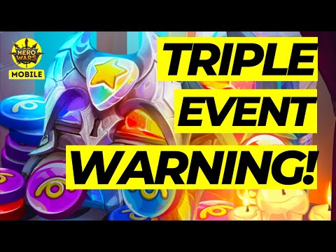 TRIPLE EVENT WARNING! July 16th | Hero Wars Mobile