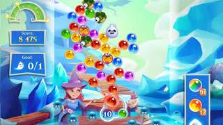 Bubble Witch 2 Saga Level 1988 with no booster & 2 bubbles left
