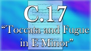 C.17 - Toccata and Fugue in E Minor (2012) - Jonathan Shaw