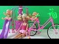 Maşa Barbie ve İkiz Bebekler Bisiklet Sürüyorlar - Maşa Barbie Türkçe Çizgi Film