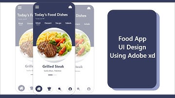 Creative Food App UI Design | Designogeek