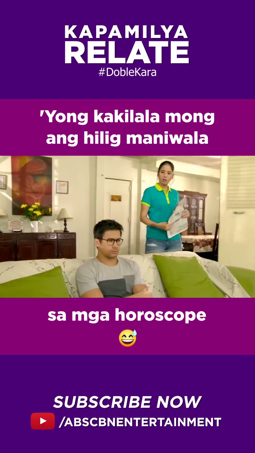 'Yong kakilala mong ang hilig maniwala sa mga horoscope | Kapamilya Shorts
