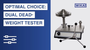 Dead-Weight Tester for perfect Pressure Calibration in a laboratory