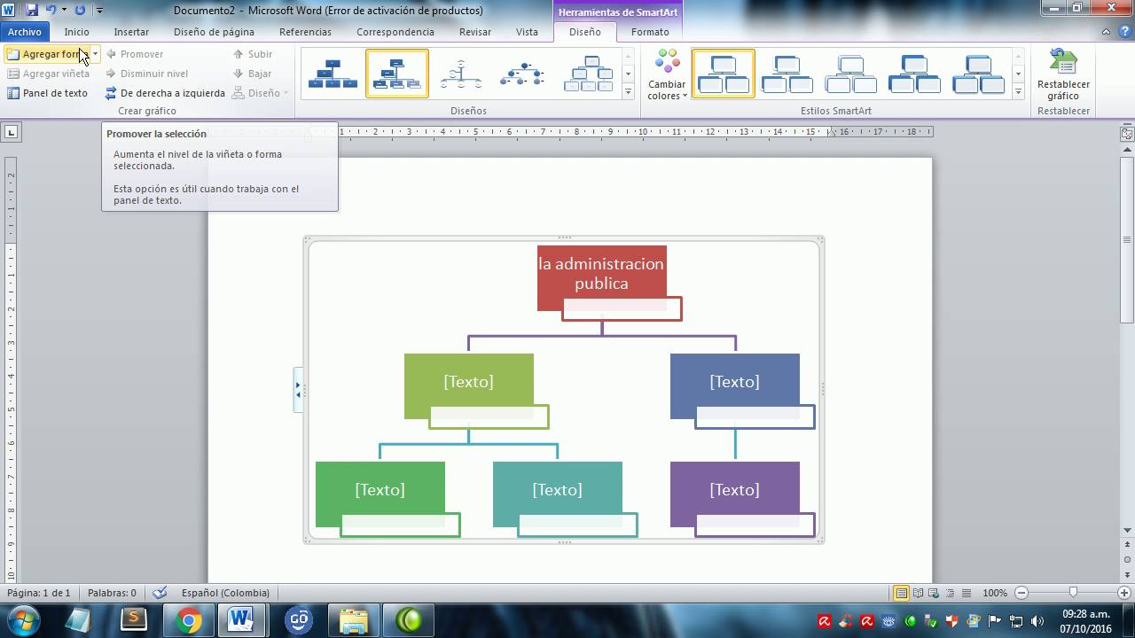 Como Utilizar La Herramienta Smartart Youtube