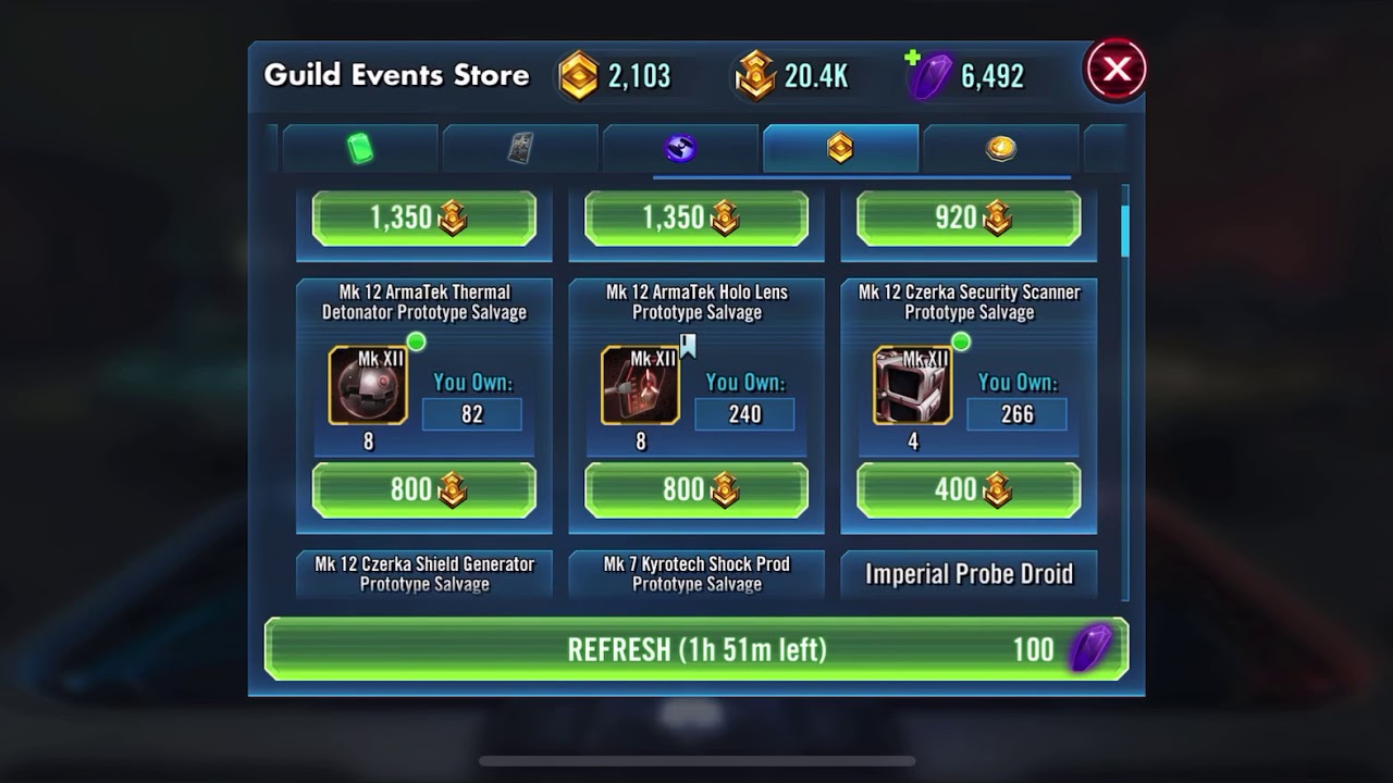 GAS Upgrade SWGOH YouTube