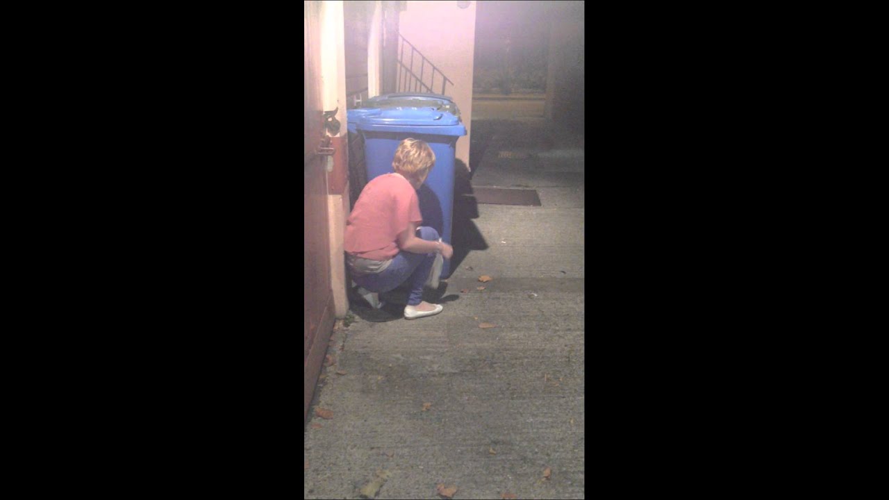 Toilet paper prank on car