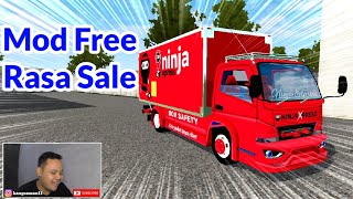 Mod Truk Canter Box Full Animasi Free Livery - Bus Simulator Indonesia