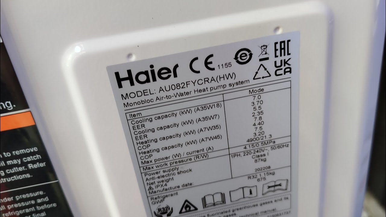 Ремонт циркнасоса теплового насоса   Haier AU082FYCRA (HW) #тепловойнасос