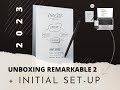 Unboxing my second remarkable 2  initial setup remarkable2 unboxing initialsetup