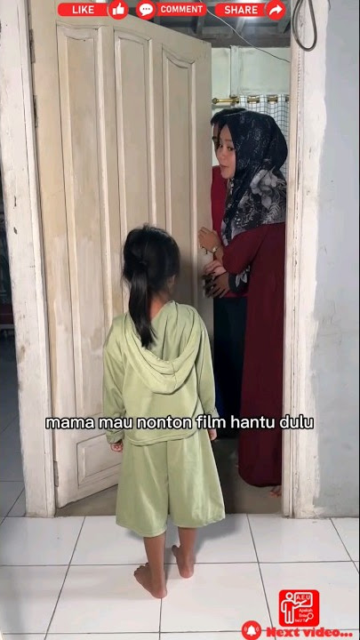 Prank anak buat bayi nonton film hantu #shorts #meme #lucu