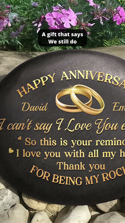 Custom Printed Rock - Anniversary Gifts For Husband And Wife - Love Grows With Time - PPR-MQ0503-V1