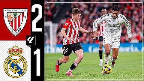 Athletic Club Bilbao vs Real Madrid 2:1 @ll Goals & Extended Highlight 🔥