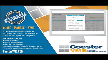 CoesterVMS Encompass Admin Panel Webinar Data Sync