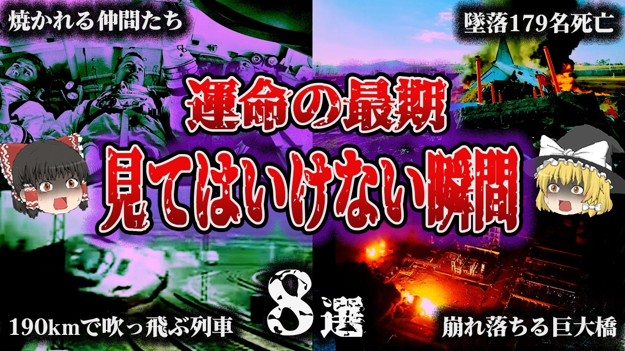 【総集編】世界が凍りついた映像…「カメラが捉えた悲劇の記録8選」【ゆっくり解説】