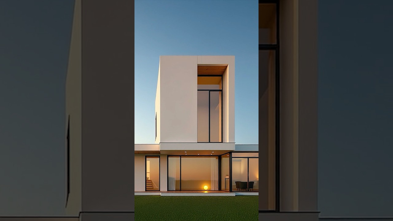 SketchUp + Spacely AI - 3D Modern House Perspective / Simple 3D SketchUp Model #spacelyai #sketchup