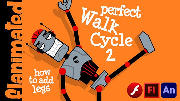 💥 Perfect Walk Cycle, part 2. Adding legs with SMR IK in Adobe Animate 💥