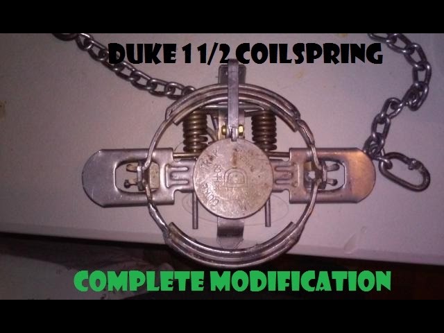 Duke #1.5 Double Jaw Coil-Spring Trap ~ Give