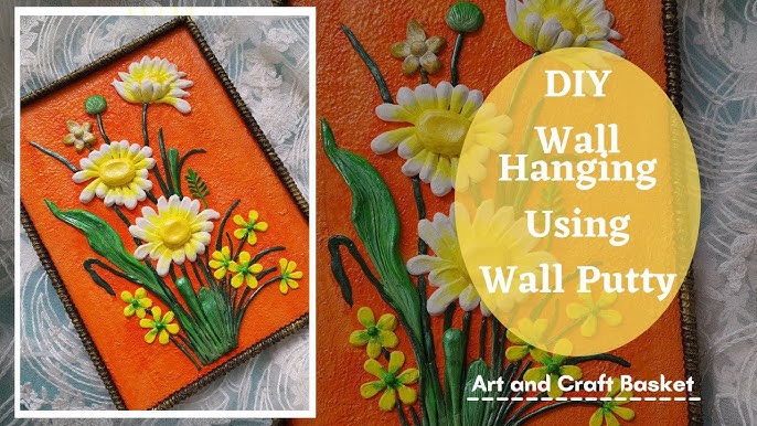 DIY Home Decor / Wall Putty Craft / DIY Idea using Wall Putty