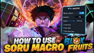 How to do soru macro tutorial. #bloxfruits