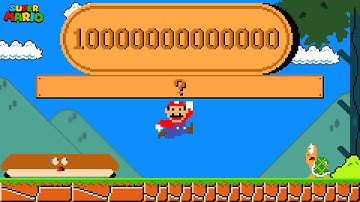Super Mario Bros., but Everything Mario Jumps On Gets WIDER | Part 2