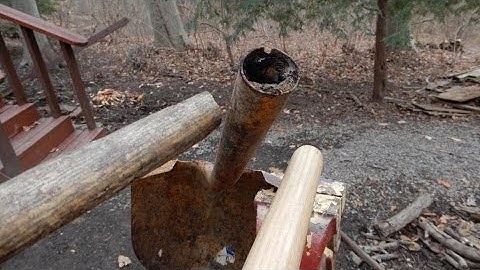 How to Replace the broken Handle in the Shank of a Shovel