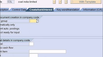 sap fs00 gl masters creation   cost element accounting configuration