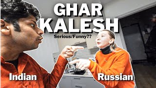 Ghar Kalesh With Russian Girl