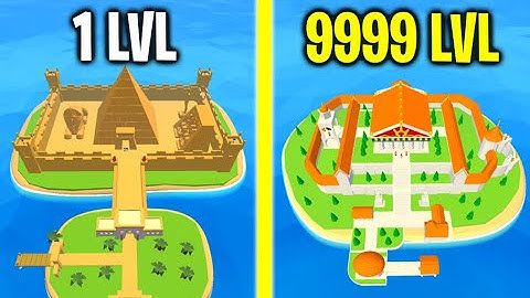 Idle Island Inc! Part 2 MAX LEVEL Egyptian Pyramid, Greek Temple, Japanese Temple EVOLUTION!